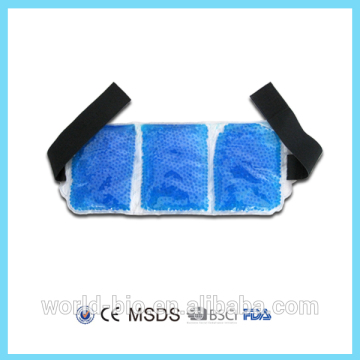 Reusable waist belt with hot cold pack