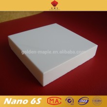 White artificial nano glass stone/Thassos marble cut-to-size