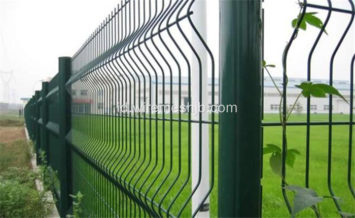 Pagar Taman-Indah Dilapisi PVC Dilas Wire Mesh Pagar