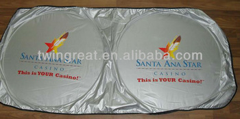 advertising foldable car sunshade