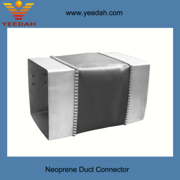 Neoprene duct connector for ventilation system