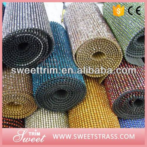 Crystal Diamante mesh ribbon rolls wholesale