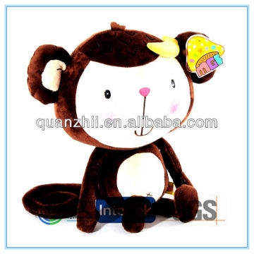 Brown plush monkey toys