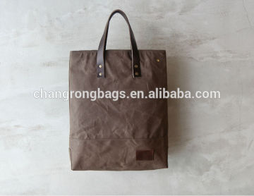 2 Way Tote Cross bag, heavy duty canvas tote cross bag , waxed canvas tote bag , high quality tote bag