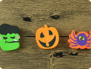 Pumpkin Eraser Food Eraser For Halloween