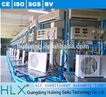 Air conditioner assembly line with ISO