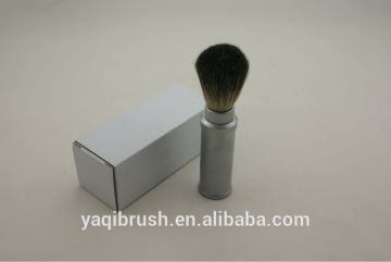 Metal handle shaving brush/beard brush/Traveling Mini shaving brush