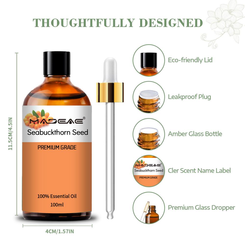 Melhor preço Seaabuckthorn Extrato Óleo Orgânico Seed Buckthorn Oil de semente de óleo