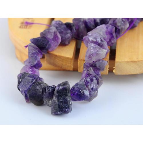 Natural Rough Raw Amethyst Beads