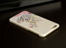 Newest arrival Beautiful camellia Hard PC phone cases for iphone6/6+