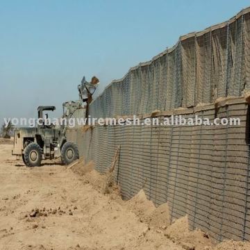 hesco bastion wall