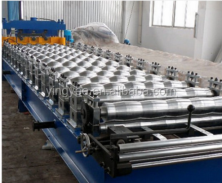 hydraulic glazed metal roofing tiles roll forming machine /roll forming machine with price