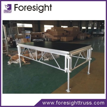 Foresight folding portable outdoor event stage for stage lighting