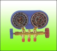 Brass Manifold Set with Sight Glass for R12, R22, R502