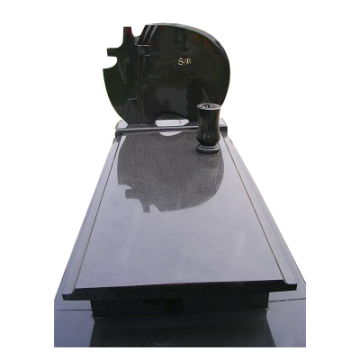 Carved Headstone Absolutely Black Granite