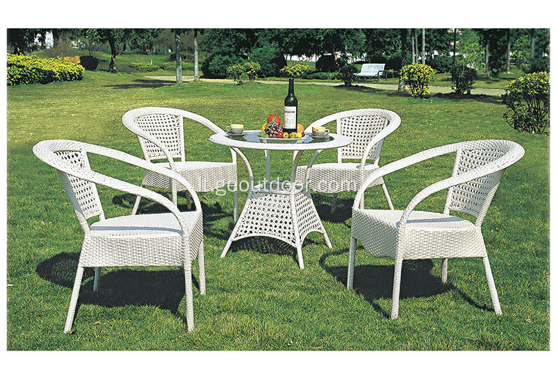 Rattan baldų komplektas sodo pintinės KD kėdės