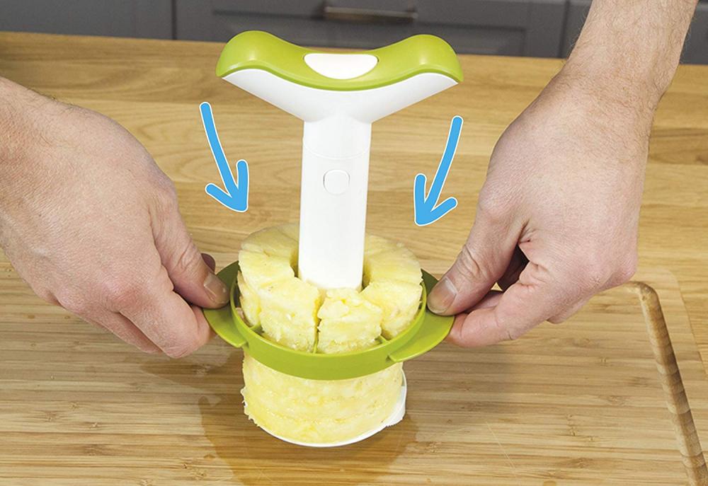 Plast Frukt Ananas Corer Slicer Kök Verktyg