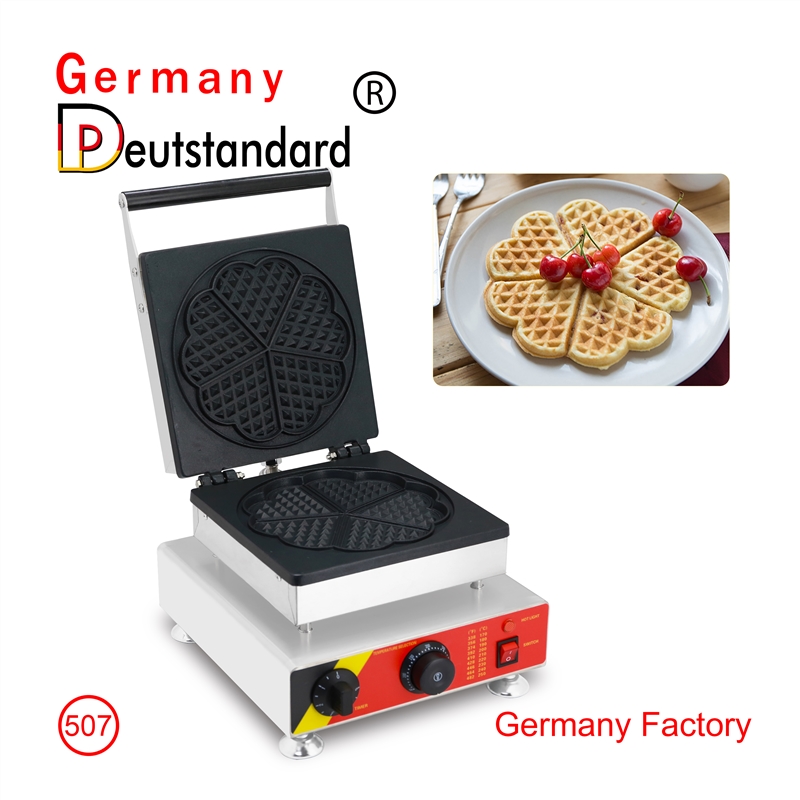 Round Heart-Shaped Waffle Maker Machine Zum Verkauf