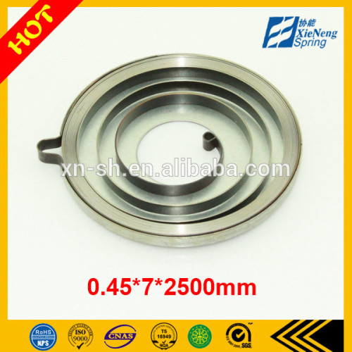 0.45*7*2500mm adjustable steel spiral OEM competitive spring