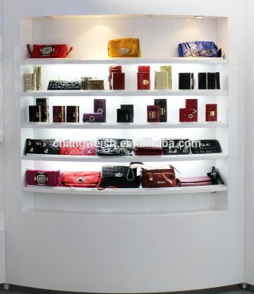 fashion lady bags display shelf