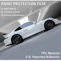 TPU Glossy White Car Body Paint Protection Film