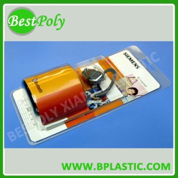 New plastic product sliding card blister packaging