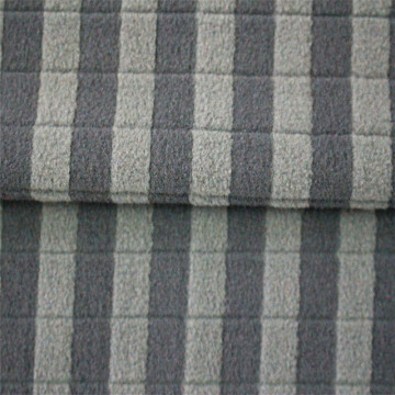 Two-Tone Double Brushed Striped Polar Fleece Fabrics