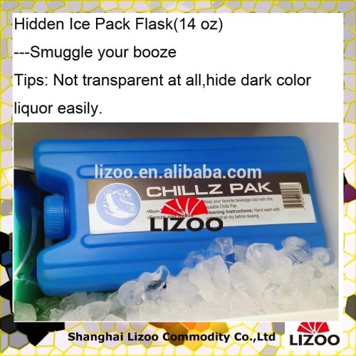 Hard Plastic Secret Flask - Cool Ice Pack Flask