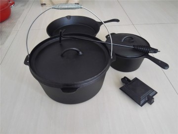 Camping Cast Iron Dutch Oven