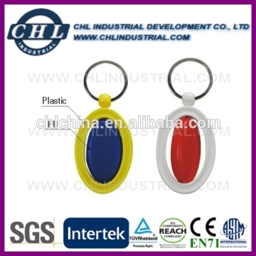 Promotional wholesale soft rubber key tag