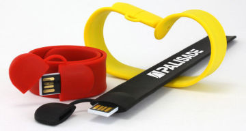 Novel Design Wristband Usb Flash Drive With Silicone Usb Oem