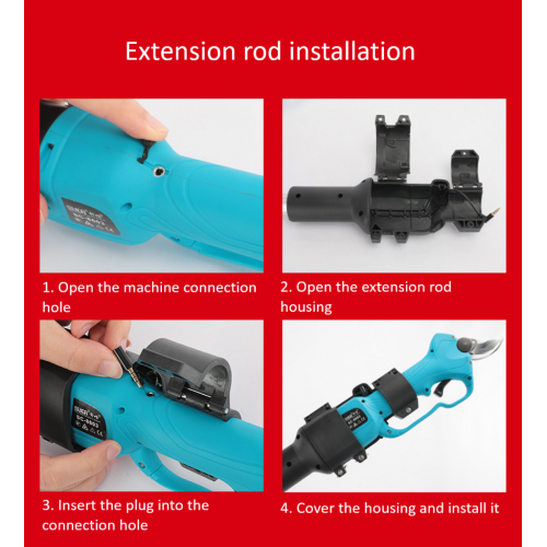 Electric pruning shear 28mm Cutting Blade SK5 scissors