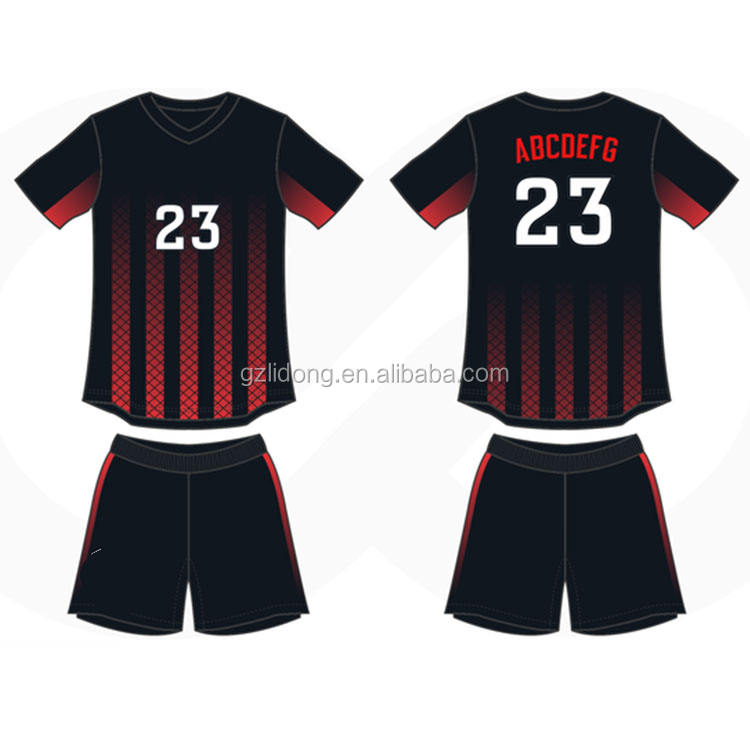 Sublimation Printing Design Elastic Custom Albanian Soccer Jersey