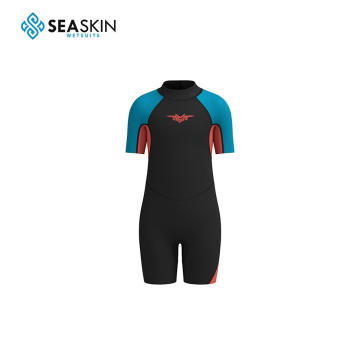 Seaskin Durable Boy's Shorty High Quality Diving Wetsuit