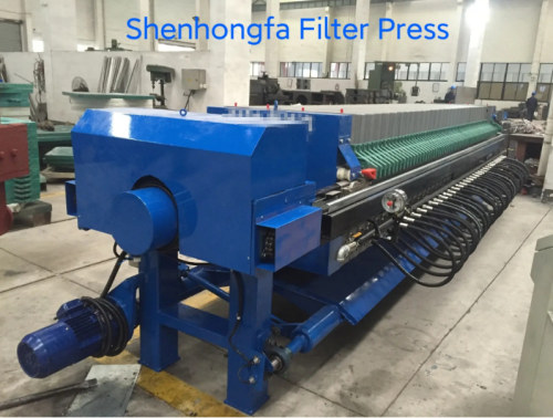 Shenhongfa 1250 -serie automatisch membraan PP -filterdruk
