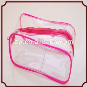 Clear Promotional pvc zip bag