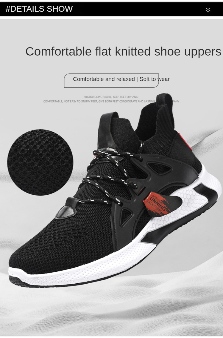 2021 Summer Men Shoes Korean Version of Fashion Casual Breathable Light Sports Shoes Cross-border Supply Tide Shoes