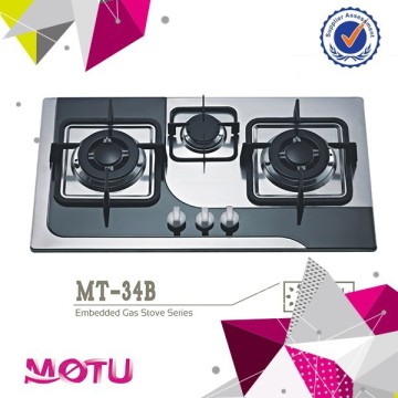 Triple Ring Gas Burner Gas Stove Powered by Biogas