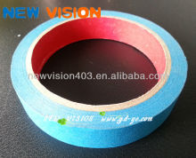 Different sizes blue fine line masking tape