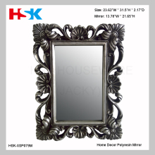 Antique Rectangle Home Decor Mirror, Ancient Handicarft Wall Mirror, Resin Wall Decorative Mirror