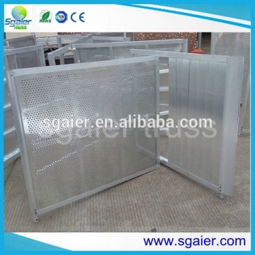 aluminum stage crowd barriers, used crowd control barriers,concert barriers