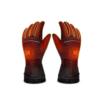 Heated Gloves: Rechargeable Finger Warming Ski Gloves with Touchscreen Capability