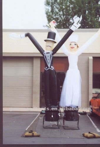 inflatable air dancers married couple, sky dancers F3059