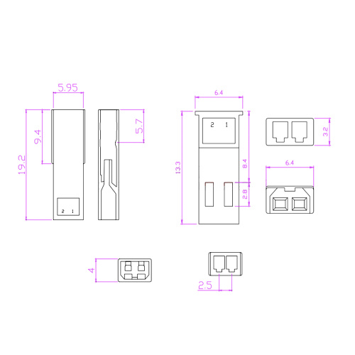 Cable de cable del conector de enchufe JST