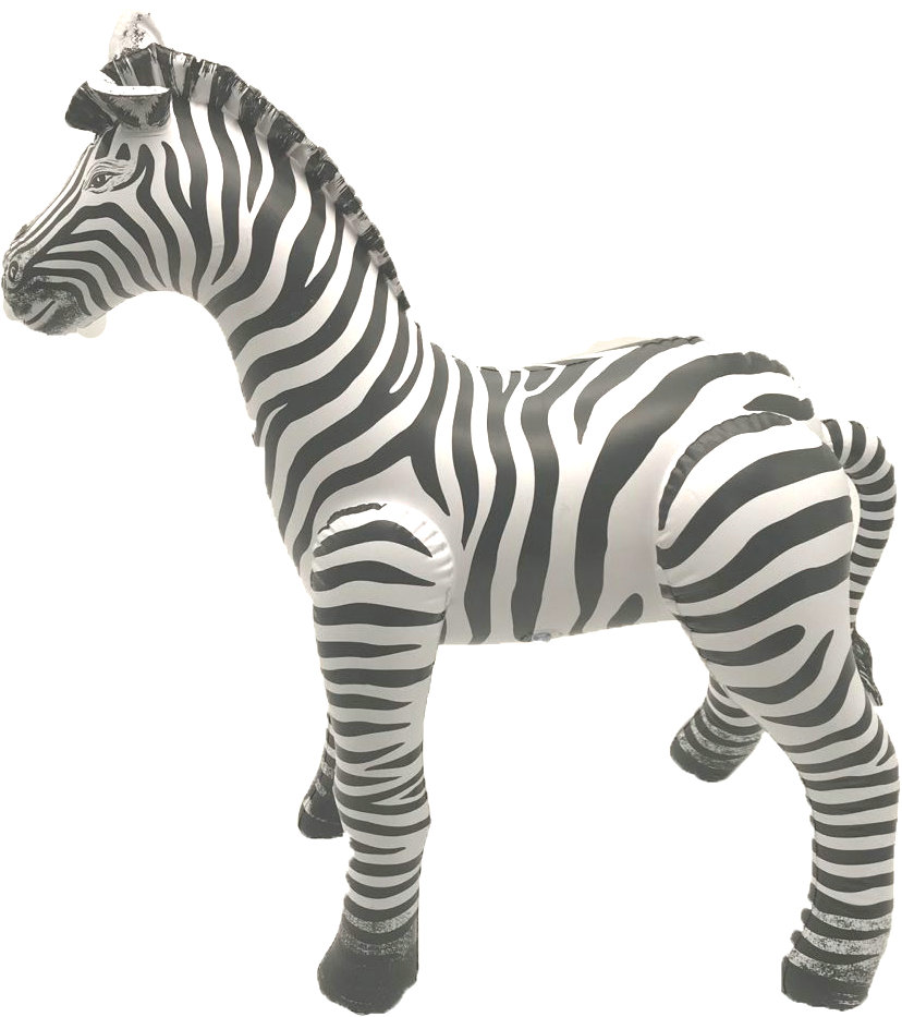 Decoração de animais infláveis ​​de PVC zebra tigre leão elefante