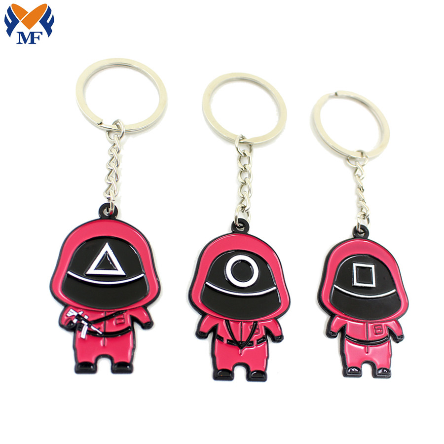 Popular Gift Of Metal Squid Game Keychain