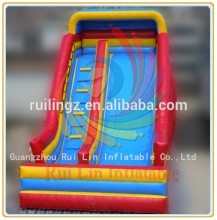 Ruilin colorful dry hire inflatable slide with ladder