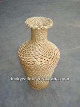 antique wicker handcrafts,vase,basekt natural wicker crafts