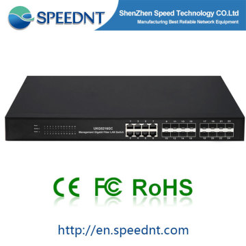 Management Gigabit Fiber LAN Switch UKG5216GC, Best Price Link Aggregation Ethernet Switch