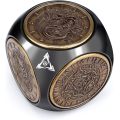 Spinner Dice 7-in-1 Cube 35MM, Metal DND Dice Set, Monster Cube D&D Dice